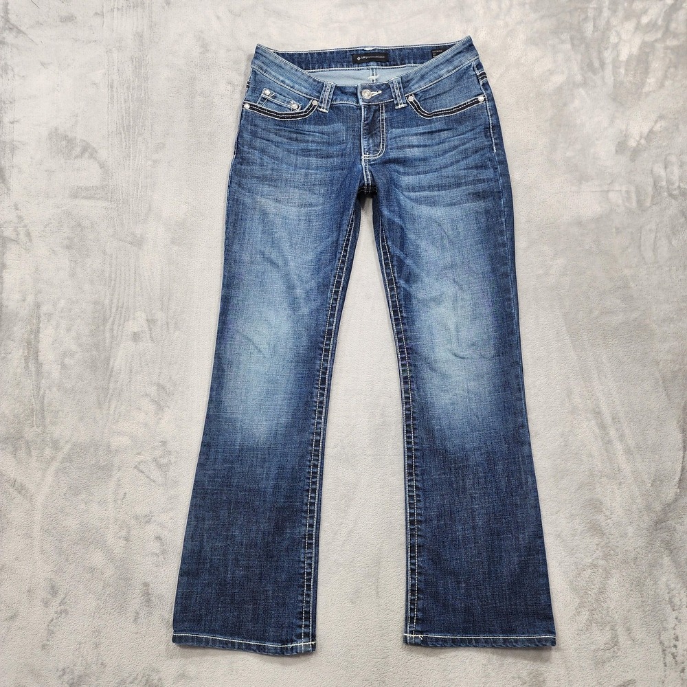 Lee Platinum Label Jeans Womens 10 Blue Medium Wash Mid Rise Barley Bootcut